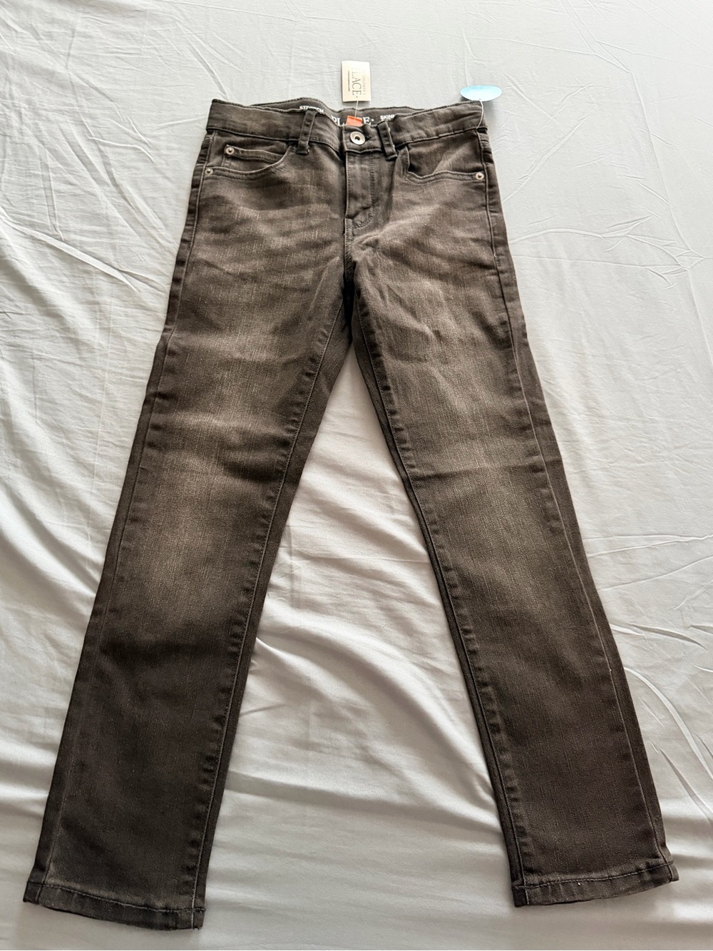 Kids boy Slim Straight Jeans in black